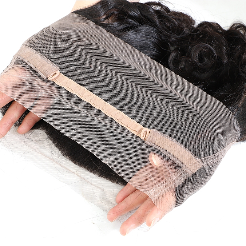 360 Transparent Lace Frontal Closure 22.5x4x2 With Adjustable Strap Virgin Body Wave Hair - 图片 5